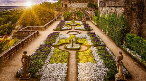 garden, park, decoration, outdoors, baroque, nature, landscape, marienberg, garden, garden, garden, garden, garden